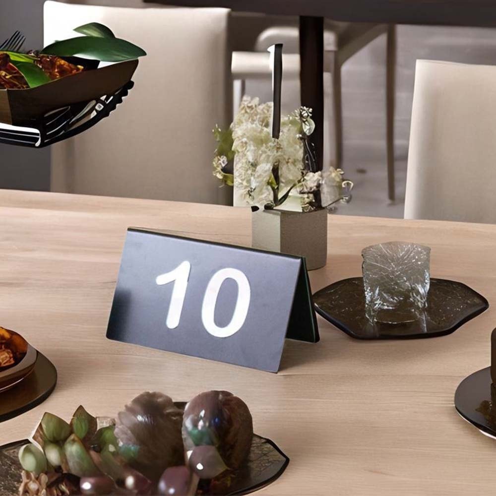 Placa para Numeração de Mesa Placa para Numeração de Mesa