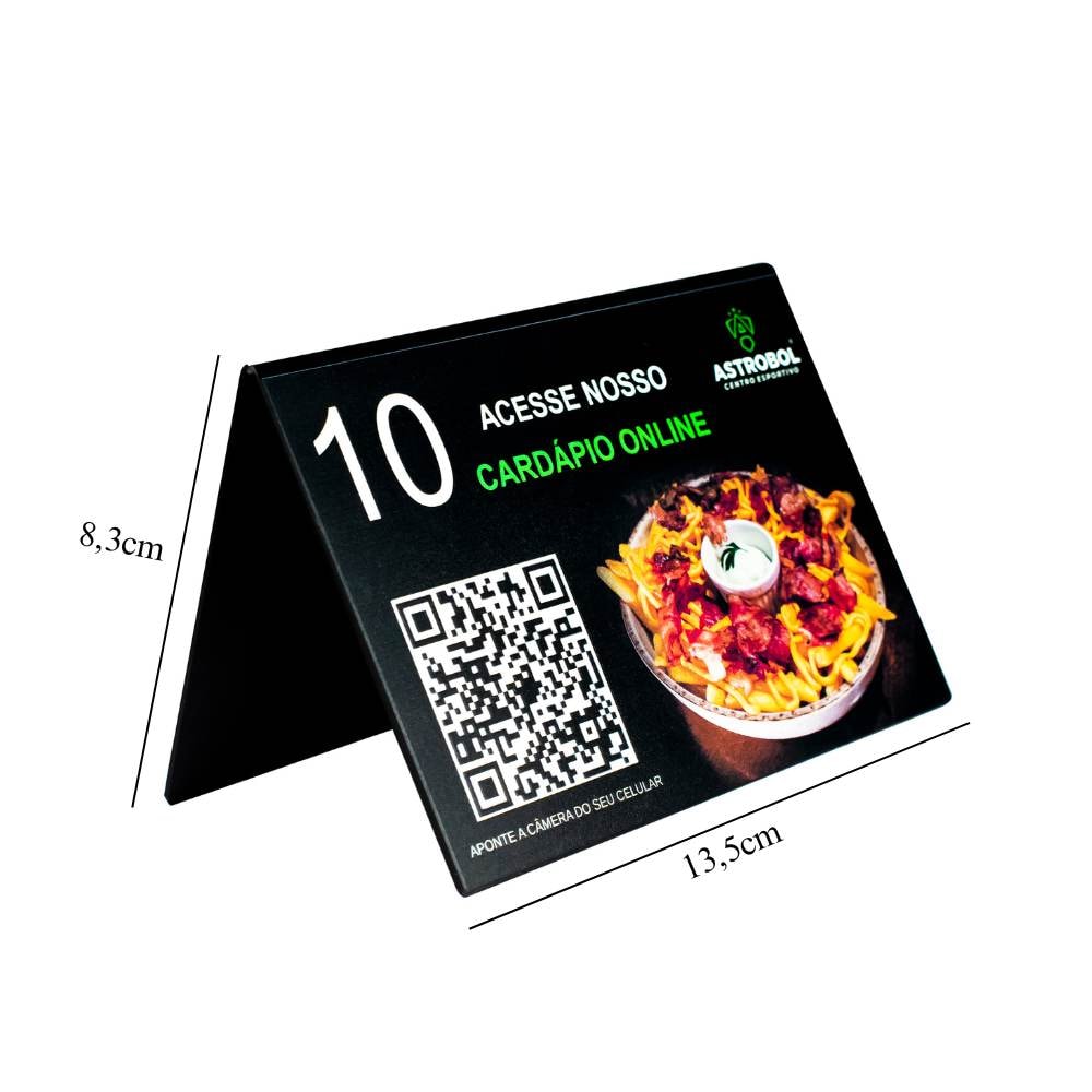Placa para Numeração de Mesa Personalizada Placa para Numeração de Mesa Personalizada