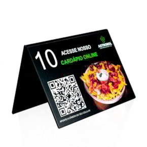 Placa para Numeração de Mesa Personalizada