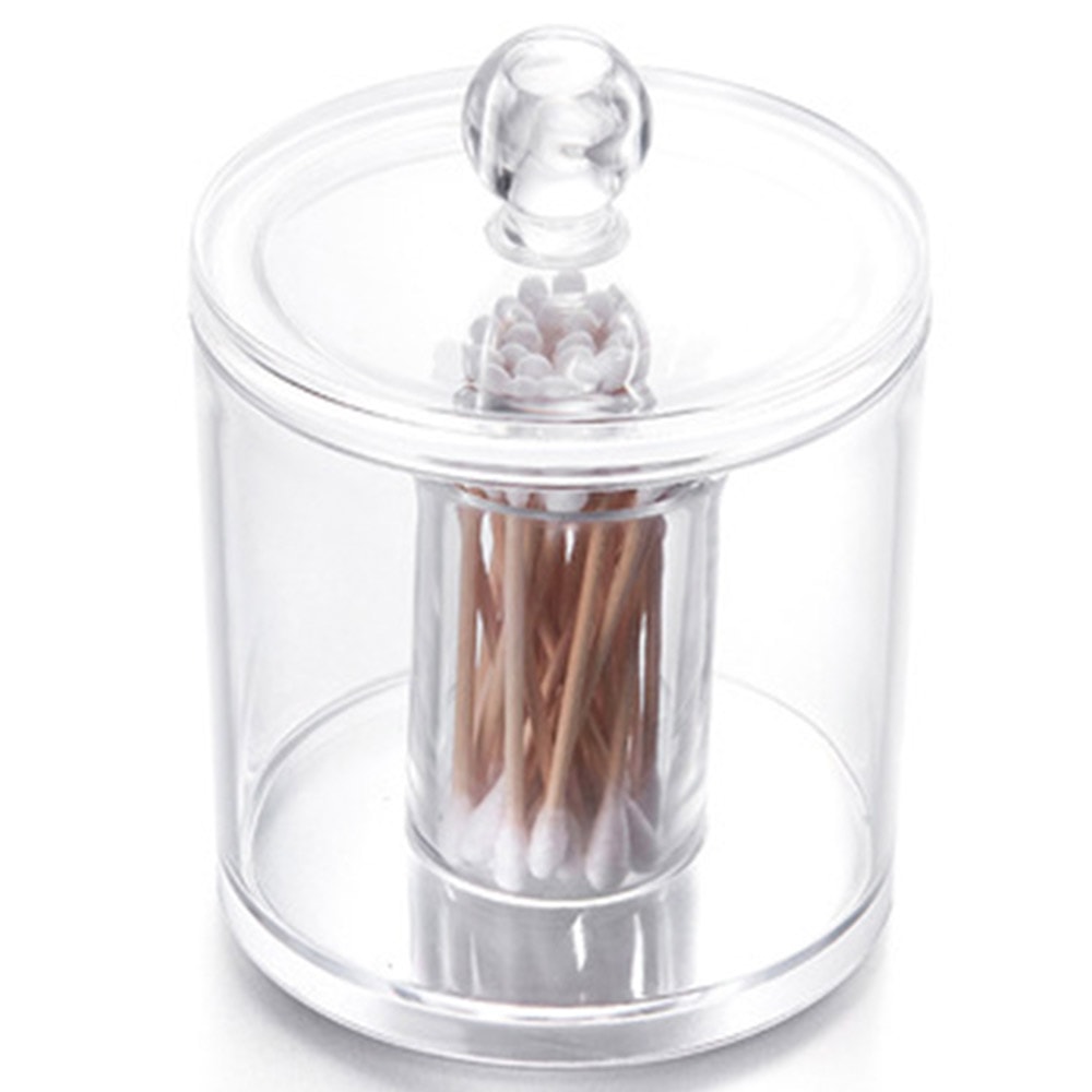 Porta Algodão e Cotonete em Acrílico Porta Algodão e Cotonete em Acrílico