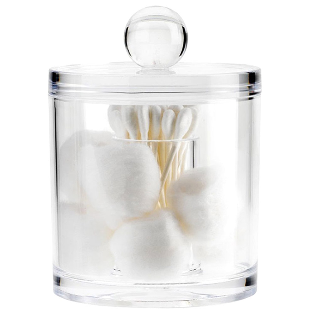 Porta Algodão e Cotonete em Acrílico Porta Algodão e Cotonete em Acrílico