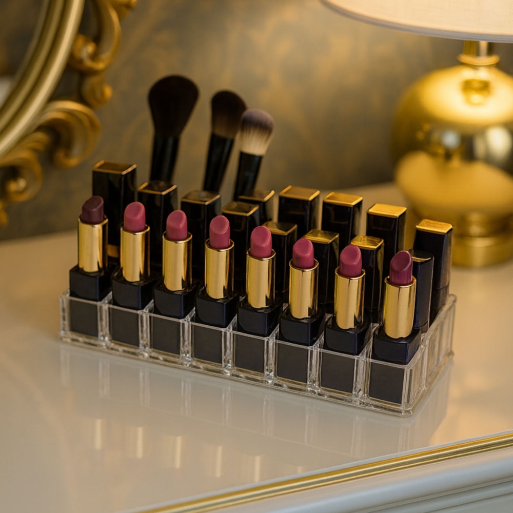 Porta Batom com 24 Divisórias Porta Batom com 24 Divisórias