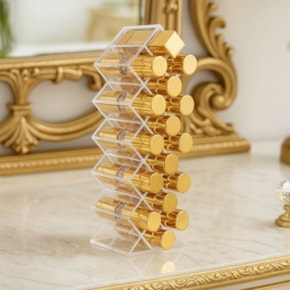 Porta Batom em Acrílico com 16 divisórias