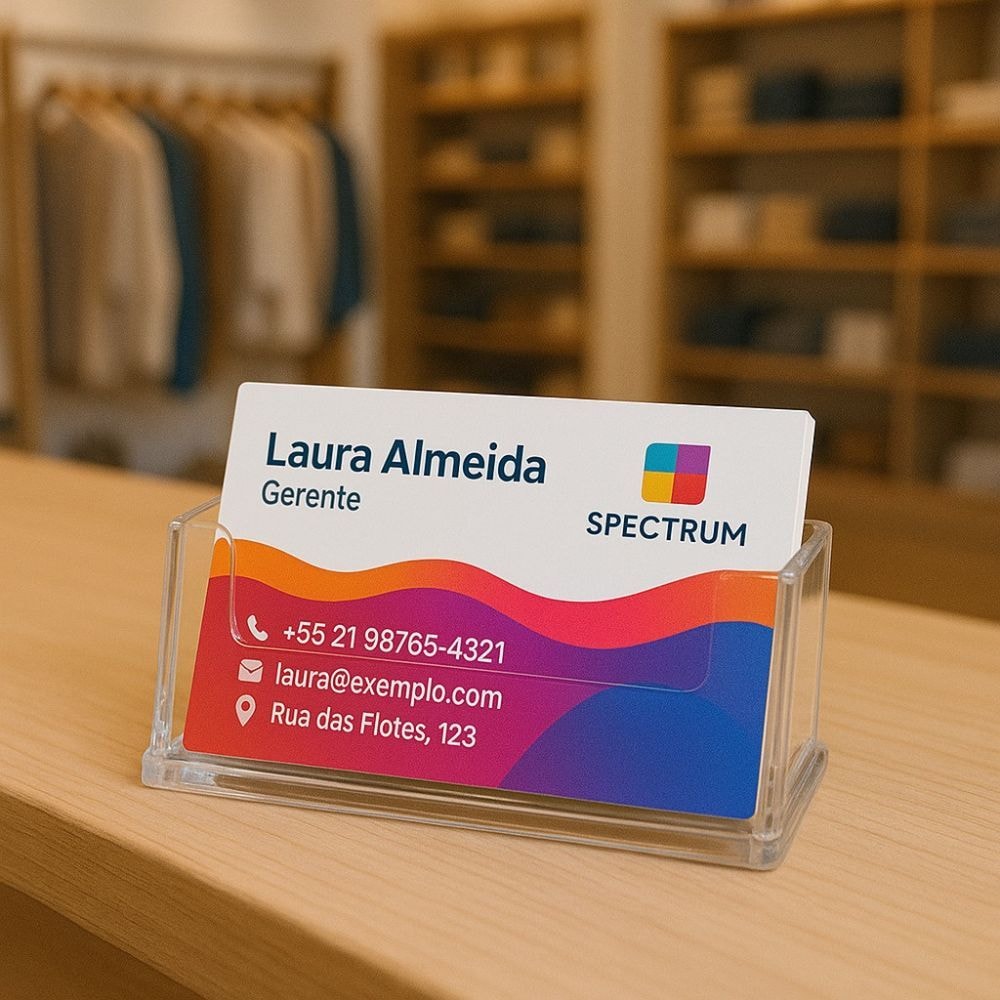 Porta Cartão de Acrílico Porta Cartão de Acrílico