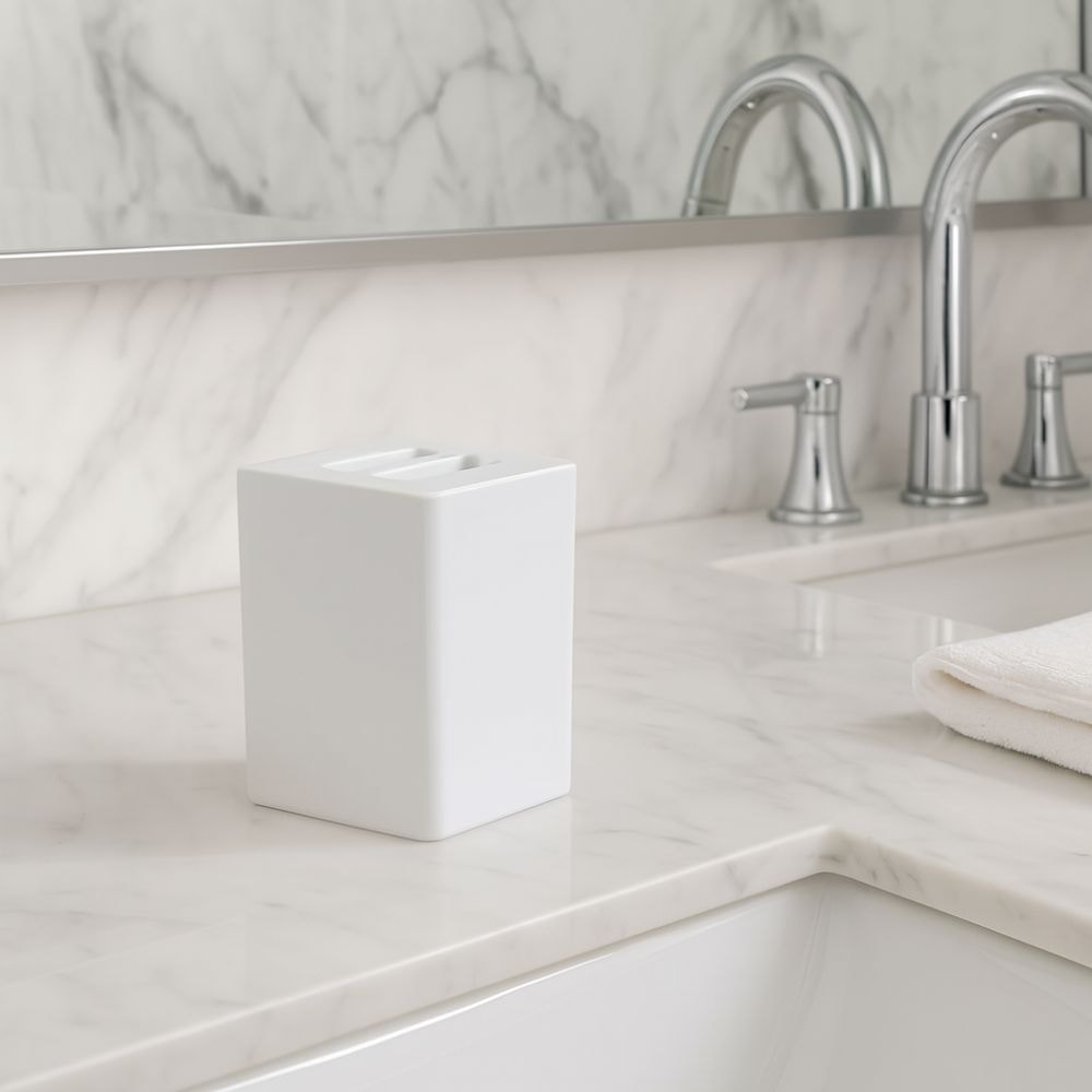 Porta Cotonete e Algodão com Tampa Porta Cotonete e Algodão com Tampa