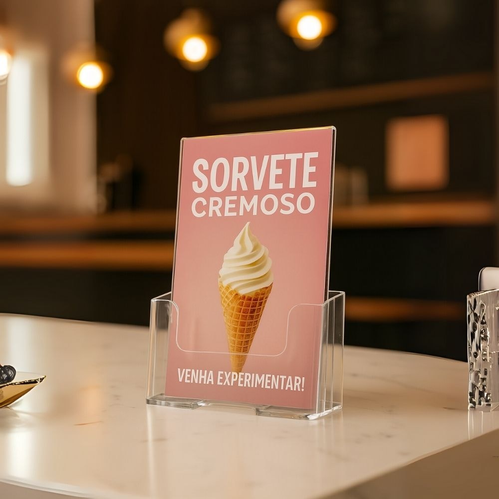 Porta Folheto com Bolsa A5 Vertical (15x21cm) Porta Folheto com Bolsa A5 Vertical (15x21cm)