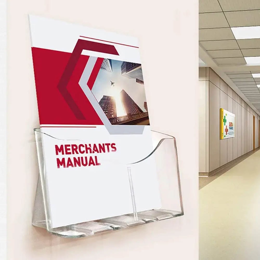 Porta Folheto com Bolsa A5 Vertical (15x21cm) Porta Folheto com Bolsa A5 Vertical (15x21cm)