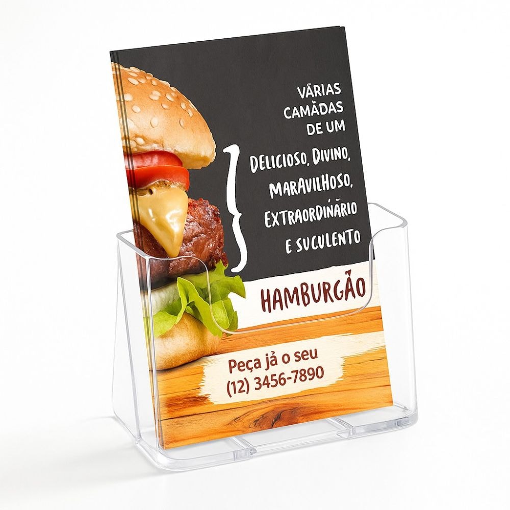 Porta Folheto com Bolsa A5 Vertical (15x21cm) Porta Folheto com Bolsa A5 Vertical (15x21cm)