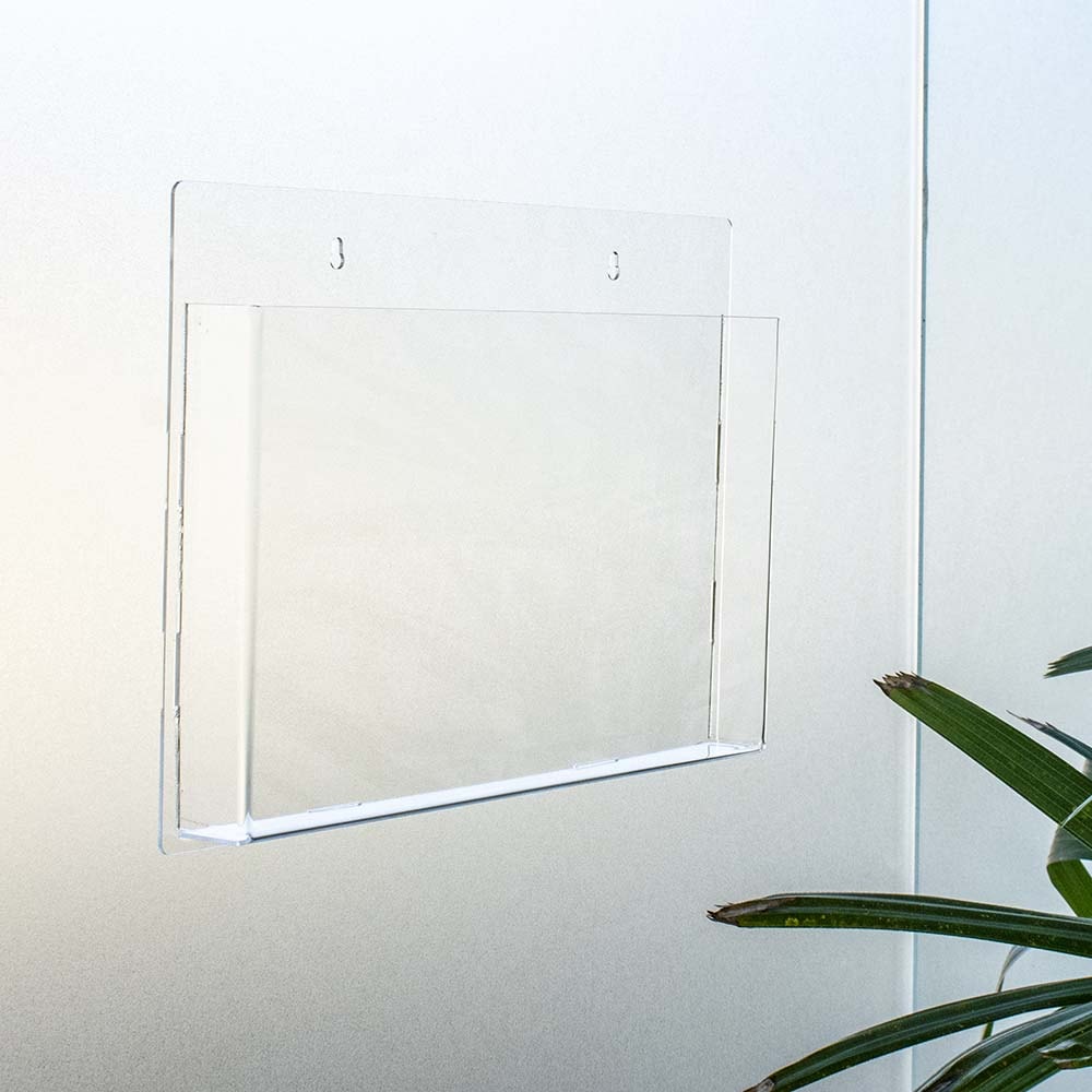 Porta Folheto de Parede A4 Horizontal (30x21cm) Porta Folheto de Parede A4 Horizontal (30x21cm)