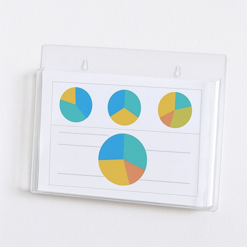 Porta Folheto de Parede A4 Horizontal (30x21cm) Porta Folheto de Parede A4 Horizontal (30x21cm)