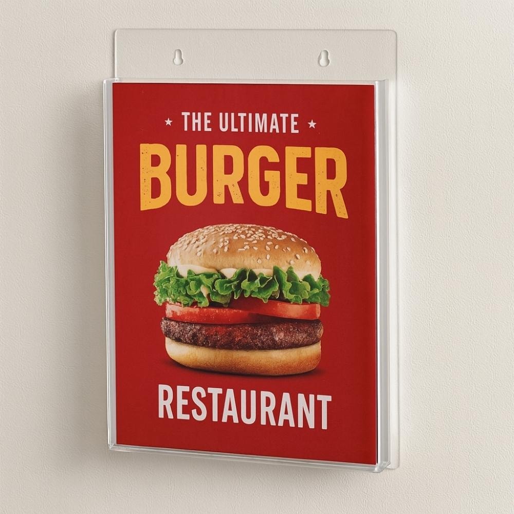 Porta Folheto de Parede A4 Vertical (21x30cm) Porta Folheto de Parede A4 Vertical (21x30cm)