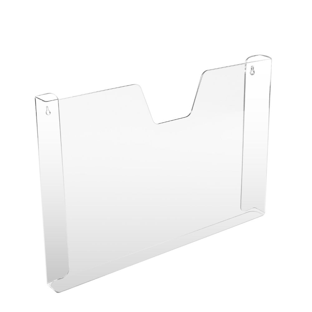 Porta Folheto de Parede A5 com Bolsa Horizontal Porta Folheto de Parede A5 com Bolsa Horizontal