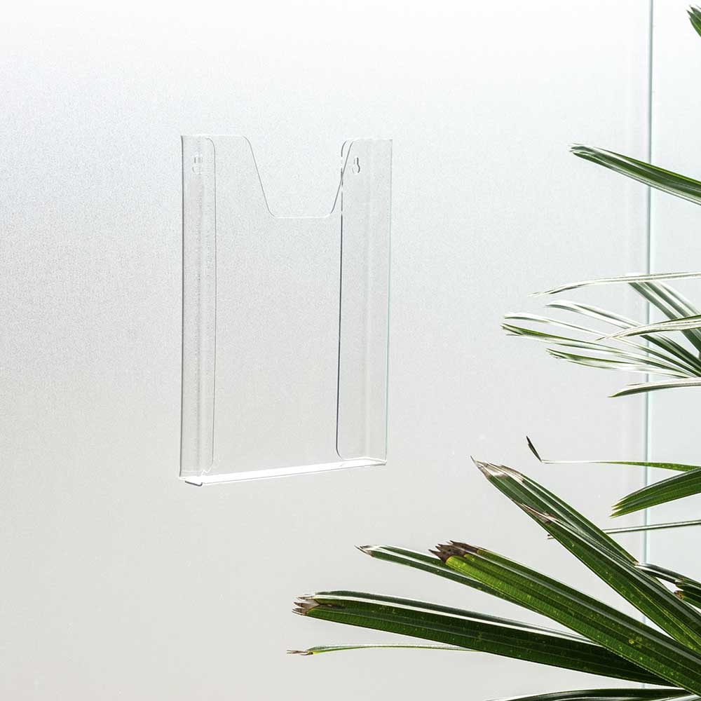 Porta Folheto de Parede A5 com Bolsa Vertical Porta Folheto de Parede A5 com Bolsa Vertical