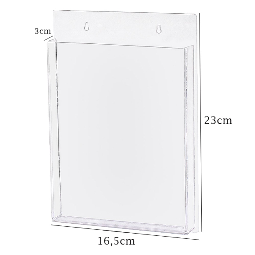 Porta Folheto de Parede A5 Vertical (15x21cm) Porta Folheto de Parede A5 Vertical (15x21cm)