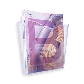 Porta Folheto de Parede com Bolsa A5 Vertical (15x21cm)