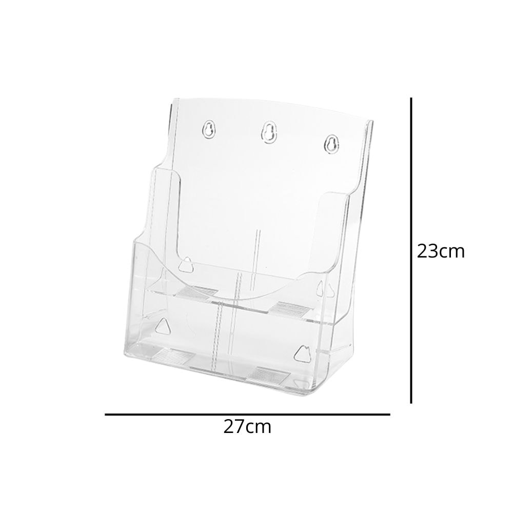 Porta Folheto Duplo com Bolsas A4 Vertical (21x30cm) Porta Folheto Duplo com Bolsas A4 Vertical (21x30cm)