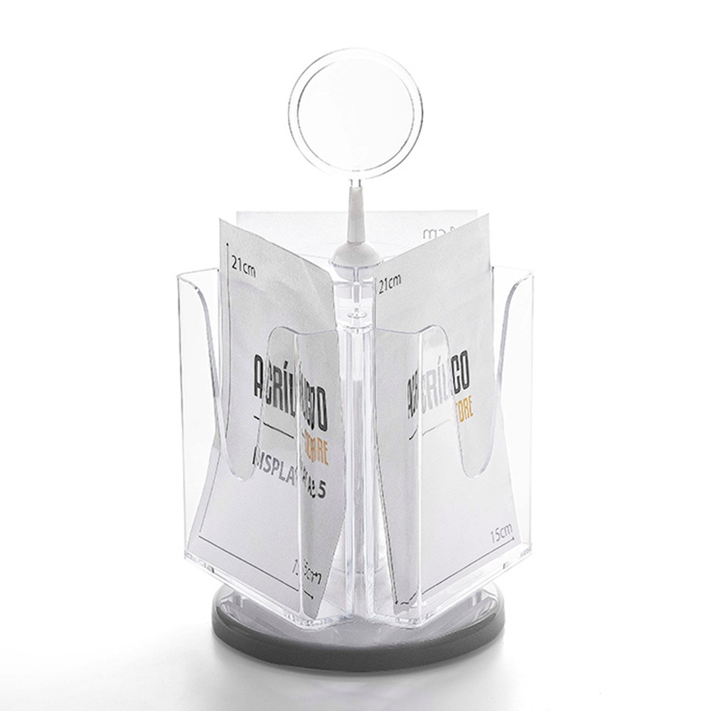 Porta Folheto Giratório com Bolsa A5 Vertical (15x21) Porta Folheto Giratório com Bolsa A5 Vertical (15x21)