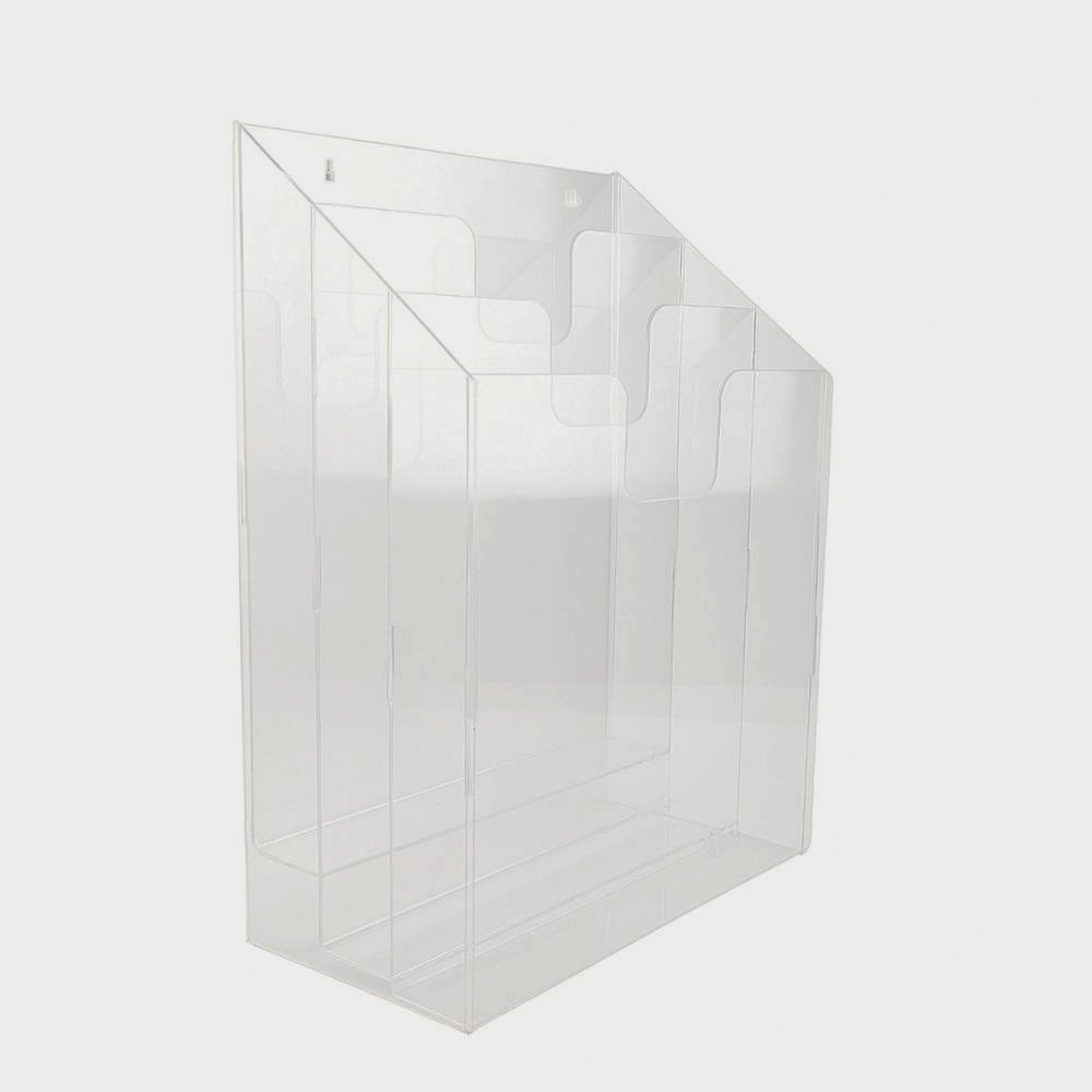 Porta Folheto Triplo A4 Vertical