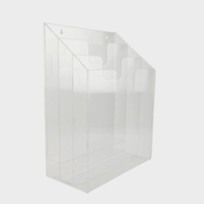 Porta Folheto Triplo A4 Vertical