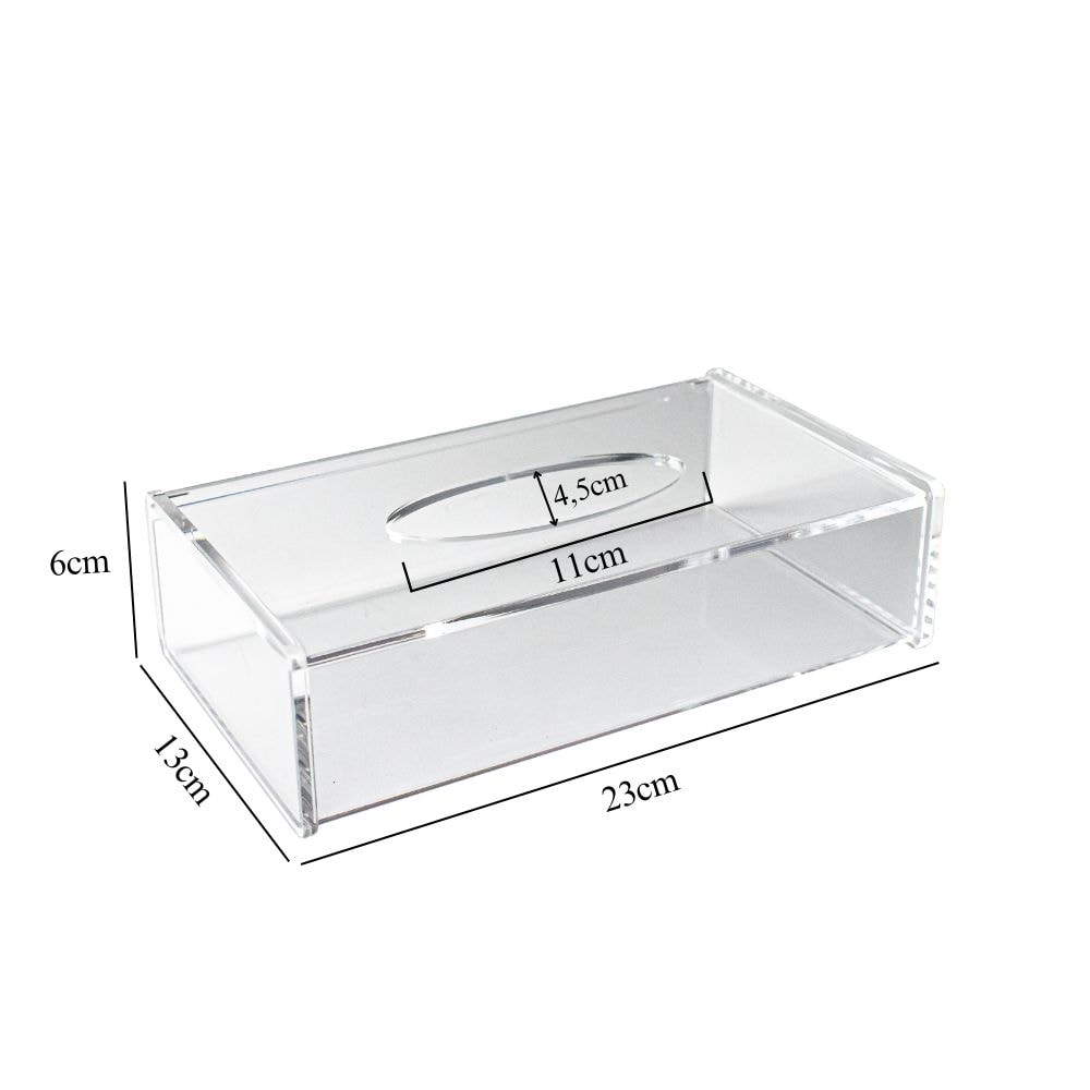 Porta Lenços e Papel Toalha em Acrílico Porta Lenços e Papel Toalha em Acrílico