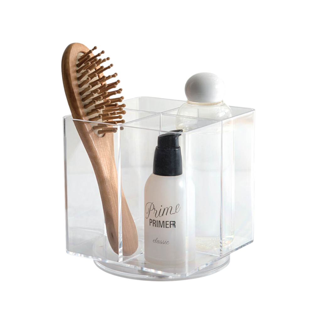 Porta Pincel com 4 Divisórias Giratório Porta Pincel com 4 Divisórias Giratório