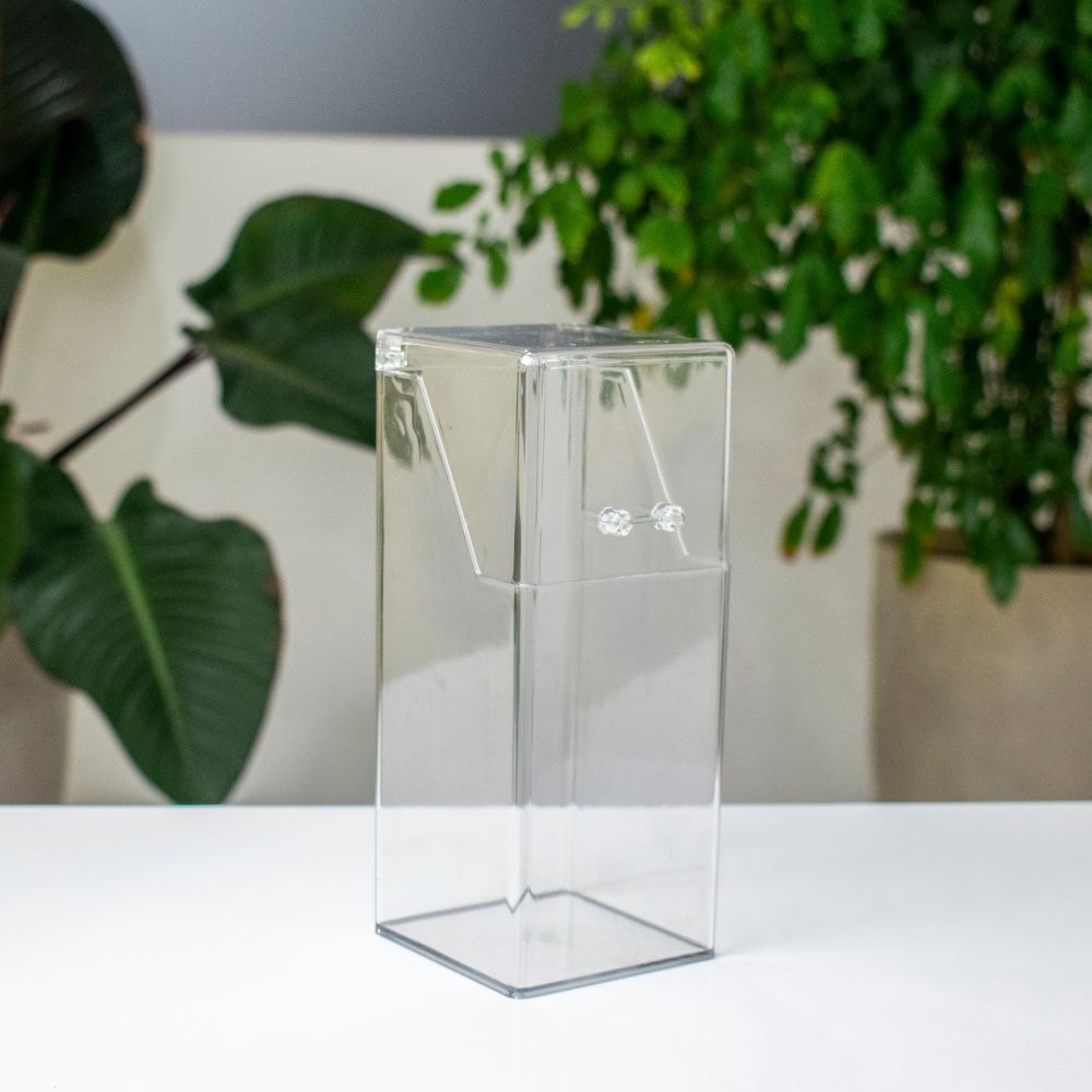 Porta Pincel em Acrílico com Tampa sem Pérolas Porta Pincel em Acrílico com Tampa sem Pérolas