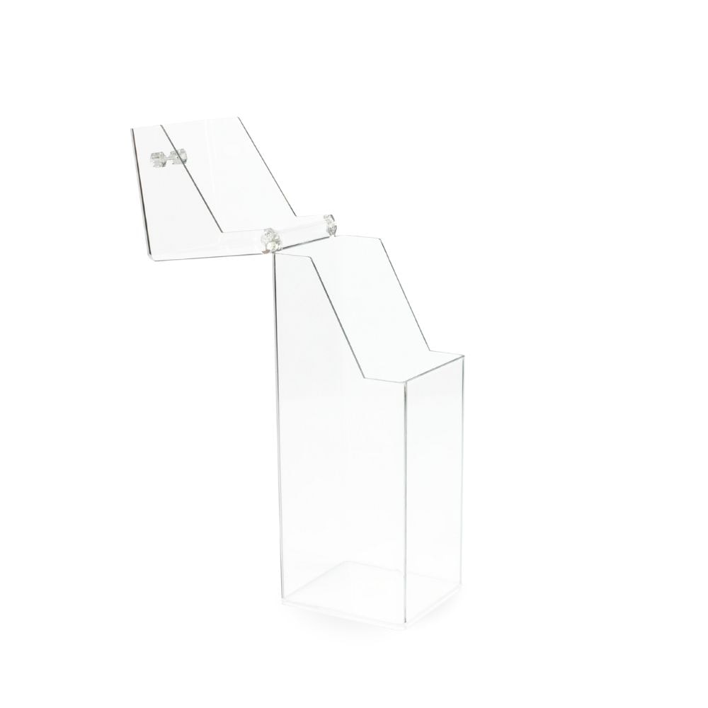 Porta Pincel em Acrílico com Tampa sem Pérolas Porta Pincel em Acrílico com Tampa sem Pérolas