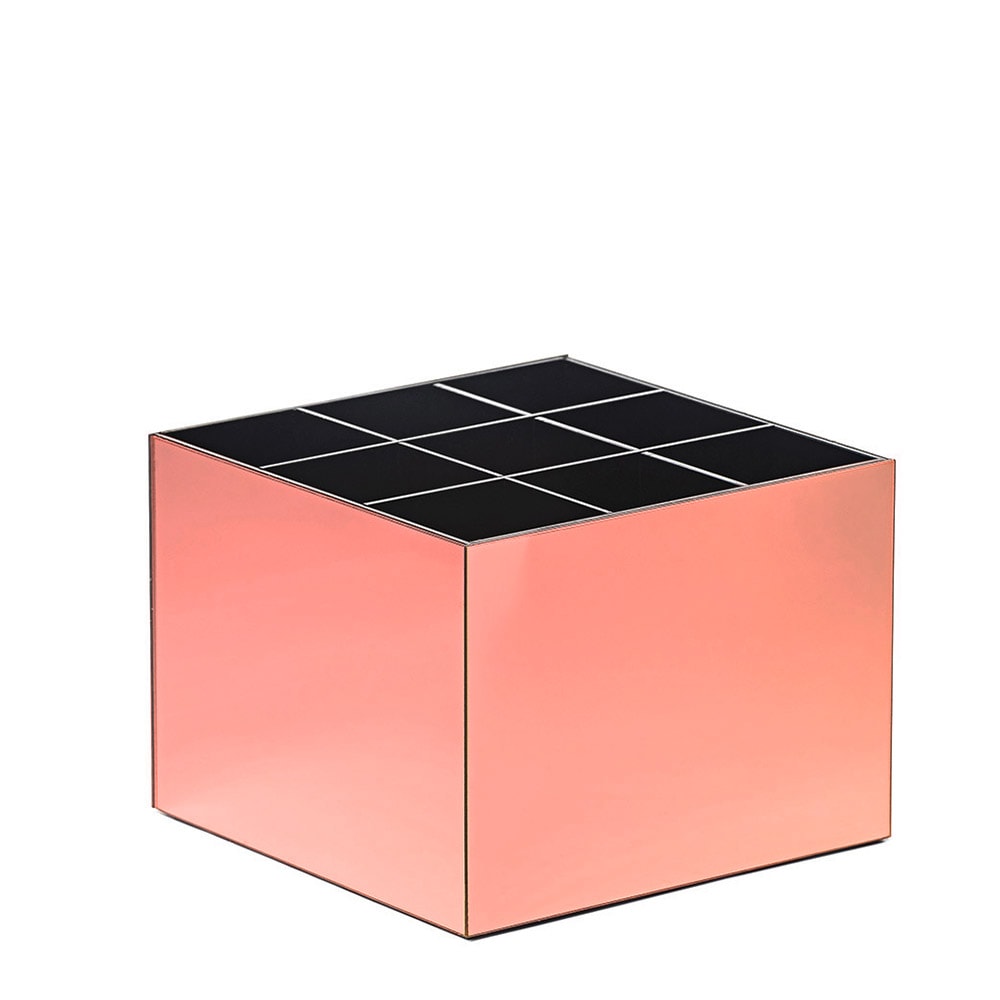 Porta Pincel em Acrílico Rosé com 9 Divisórias Porta Pincel em Acrílico Rosé com 9 Divisórias