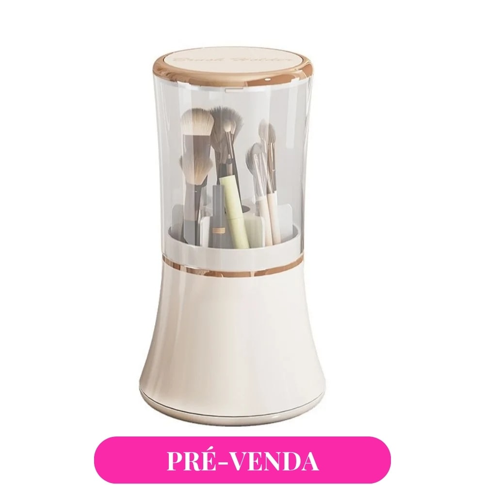 Porta Pincel Giratório com Tampa Deluxe