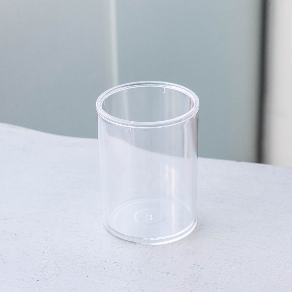 Porta Pincel Redondo em Acrílico Cristal Porta Pincel Redondo em Acrílico Cristal