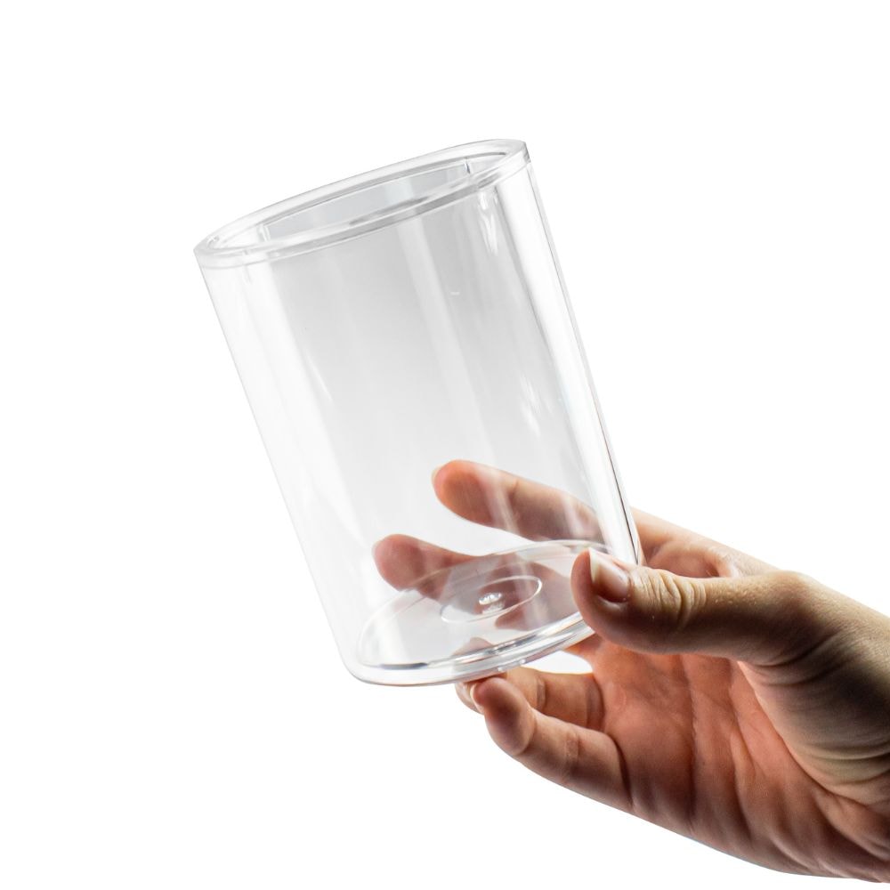 Porta Pincel Redondo em Acrílico Cristal Porta Pincel Redondo em Acrílico Cristal