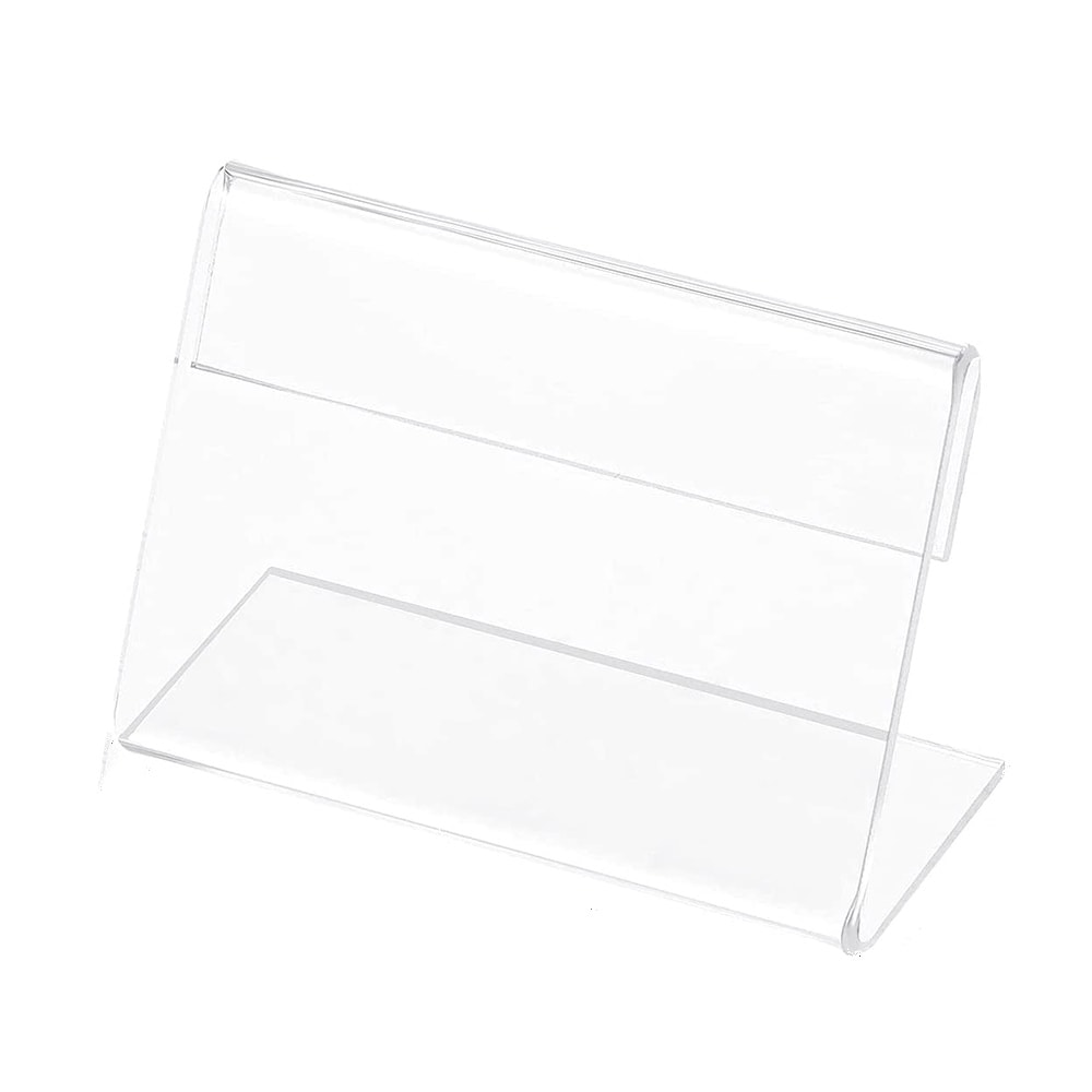 Porta Preço em Acrílico 12x6cm Porta Preço em Acrílico 12x6cm