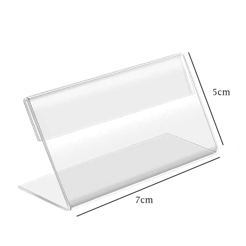 Porta Preço em Acrílico 7x5cm Porta Preço em Acrílico 7x5cm