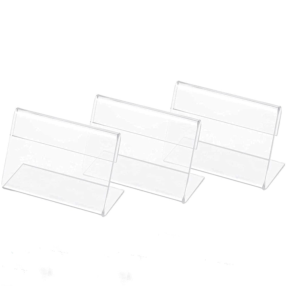 Porta Preço em Acrílico 8x4cm Porta Preço em Acrílico 8x4cm