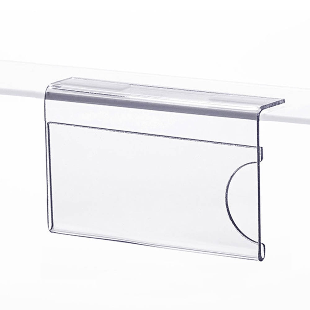 Porta Preço Modelo L Reto 10x2cm Porta Preço Modelo L Reto 10x2cm