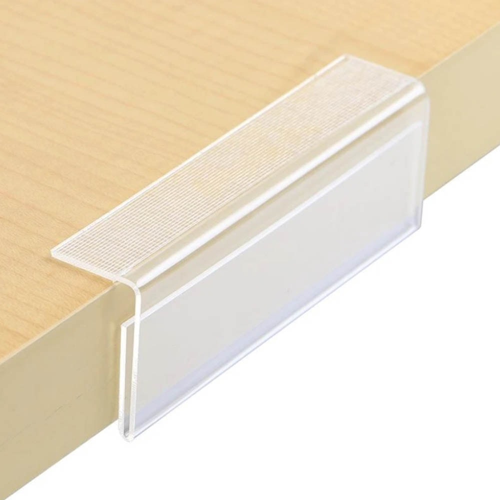 Porta Preço Modelo L Reto 10x2cm Porta Preço Modelo L Reto 10x2cm