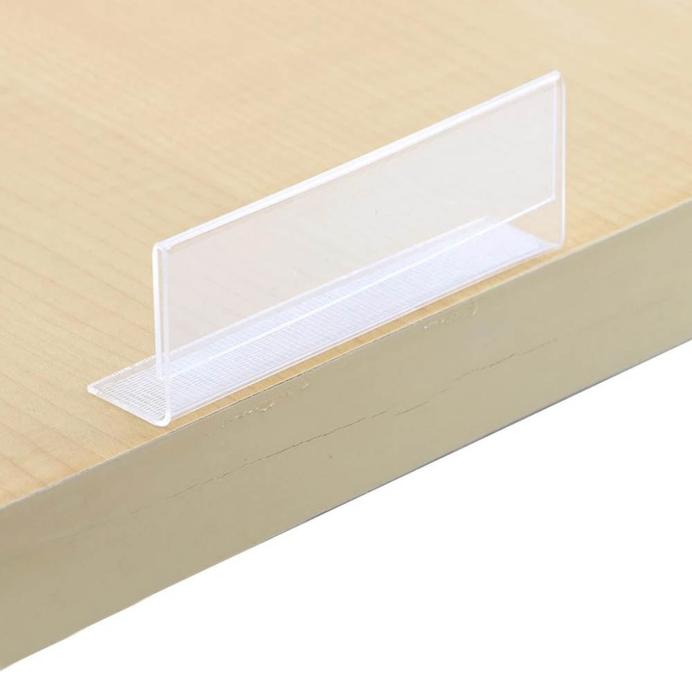 Porta Preço Modelo L Reto 10x2cm Porta Preço Modelo L Reto 10x2cm