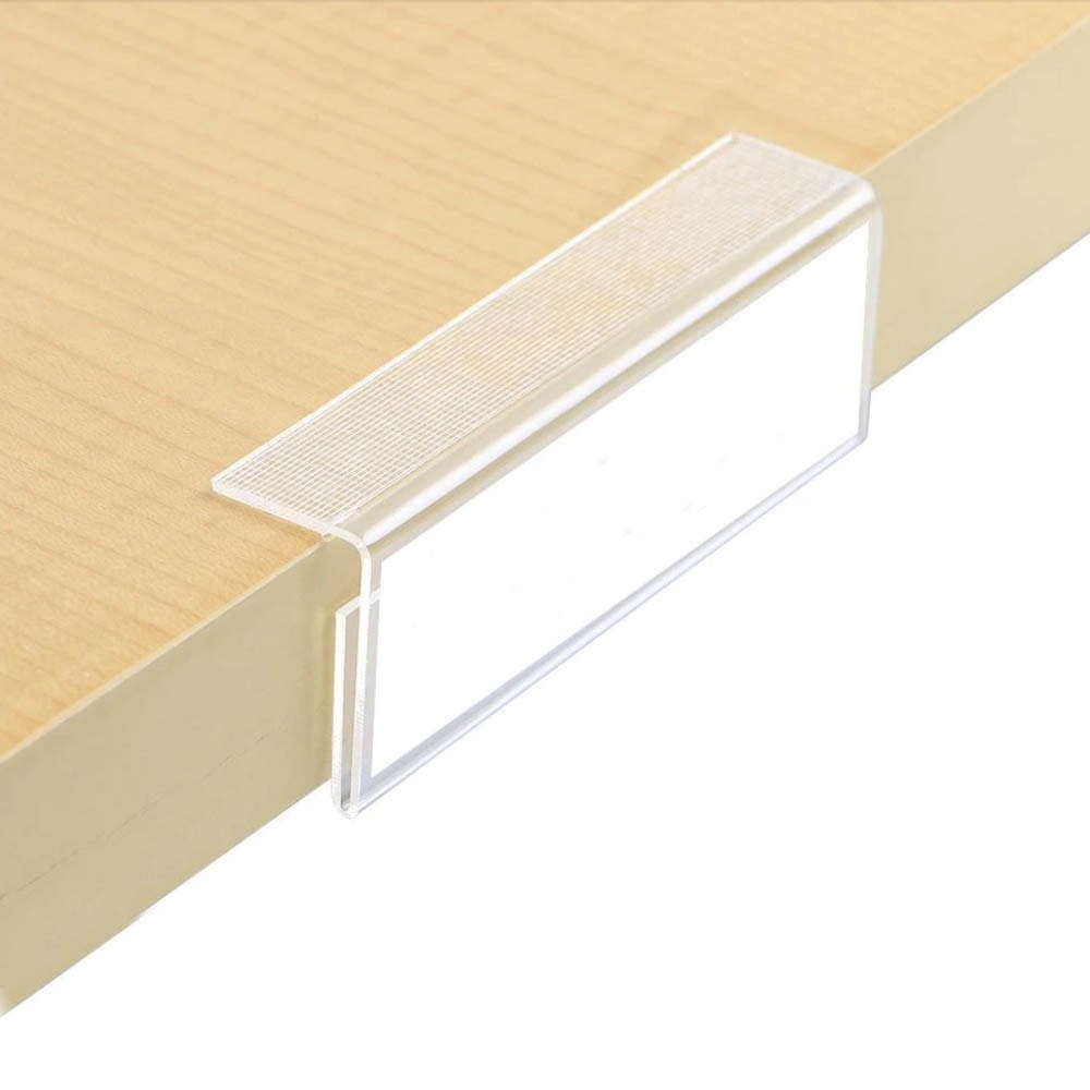 Porta Preço Modelo L Reto 10x3,5cm Porta Preço Modelo L Reto 10x3,5cm