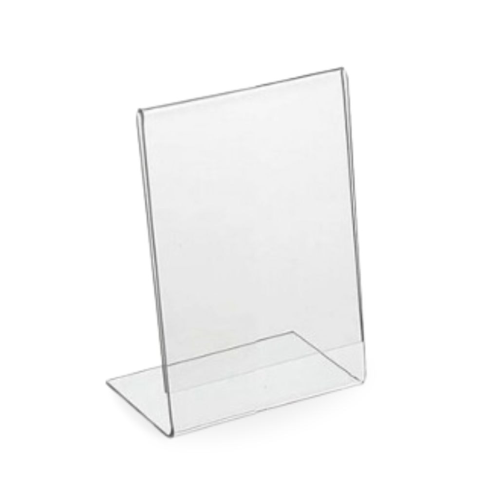 Porta Preço Modelo L Vertical 5x6cm Porta Preço Modelo L Vertical 5x6cm