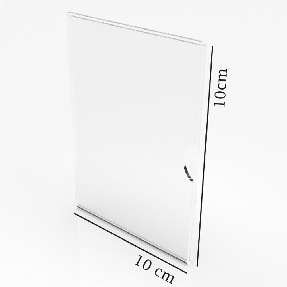 Porta Preço Modelo U 10x10cm Porta Preço Modelo U 10x10cm