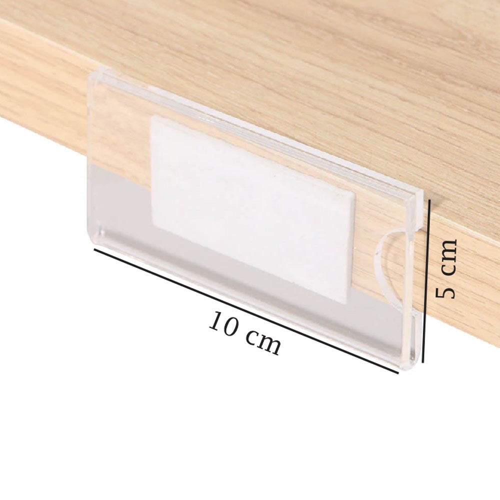 Porta Preço Modelo U 10x5cm Porta Preço Modelo U 10x5cm