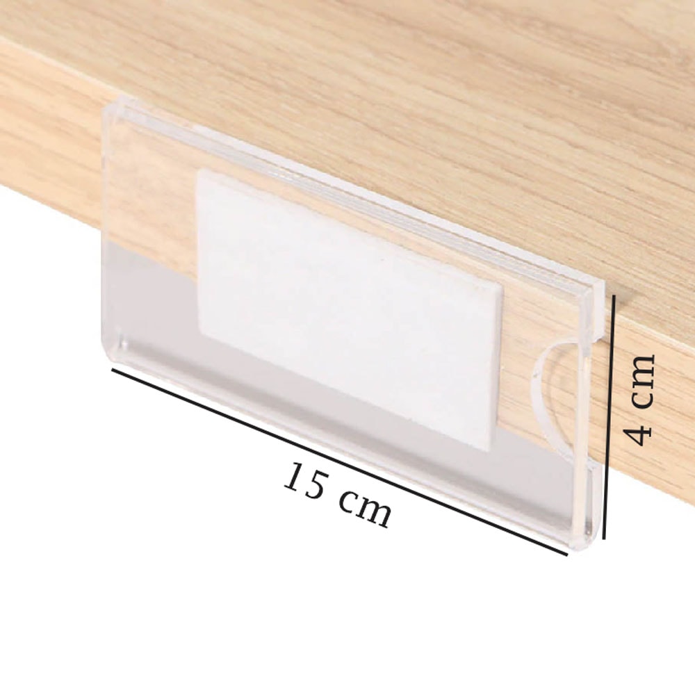 Porta Preço Modelo U 15x4cm Porta Preço Modelo U 15x4cm