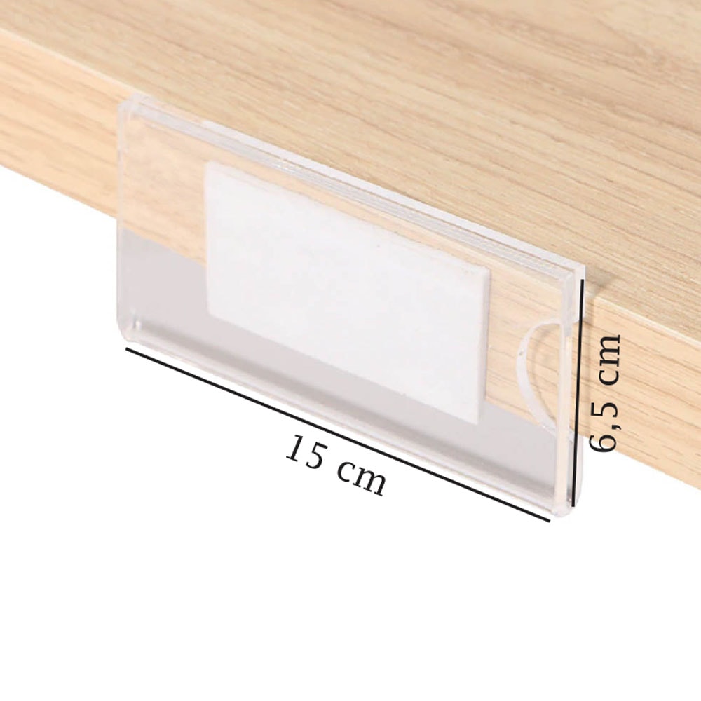 Porta Preço Modelo U 15x6,5cm Porta Preço Modelo U 15x6,5cm