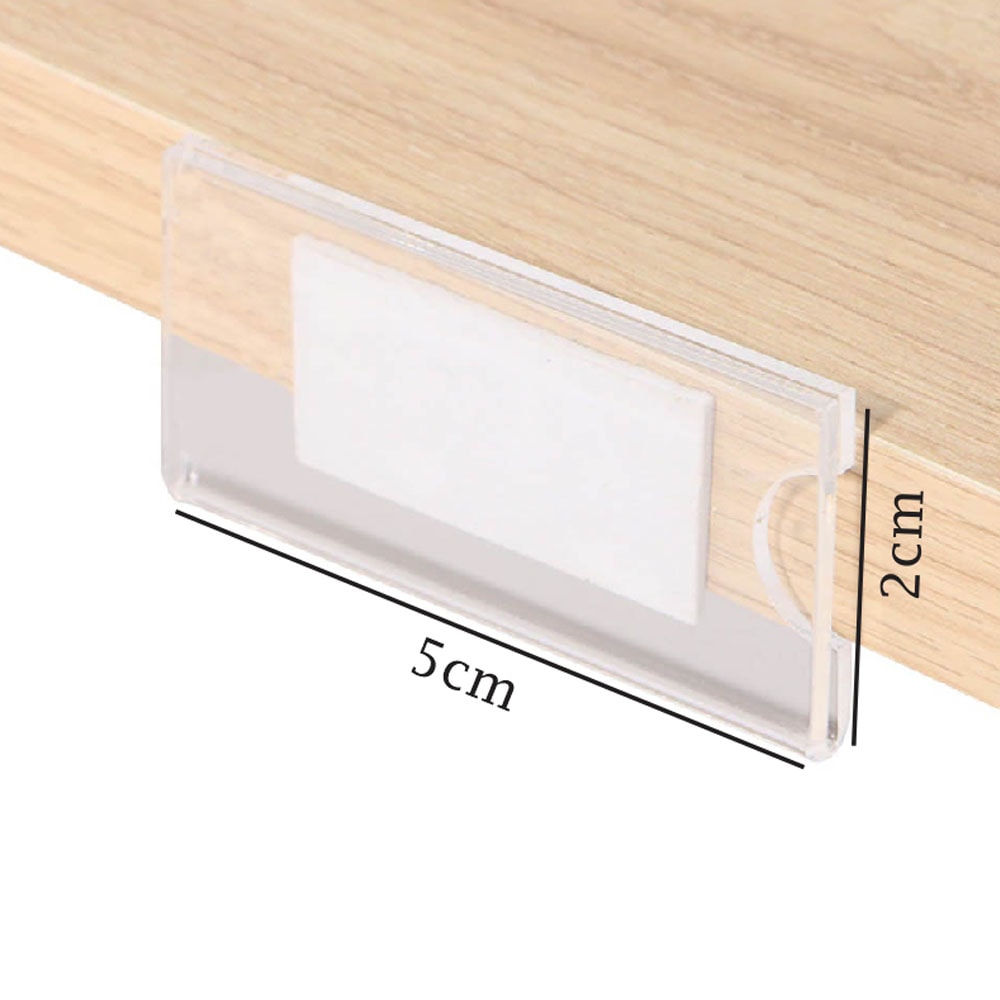 Porta Preço Modelo U 5x2cm Porta Preço Modelo U 5x2cm