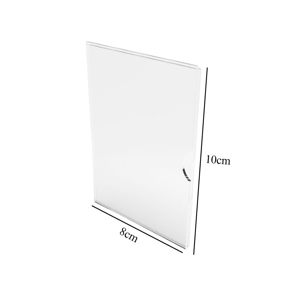 Porta Preço Modelo U 8x10cm Porta Preço Modelo U 8x10cm