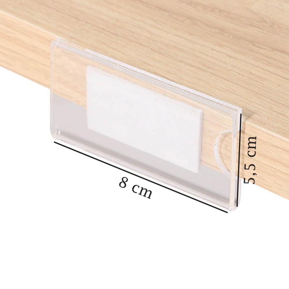 Porta Preço Modelo U 8x5,5cm Porta Preço Modelo U 8x5,5cm