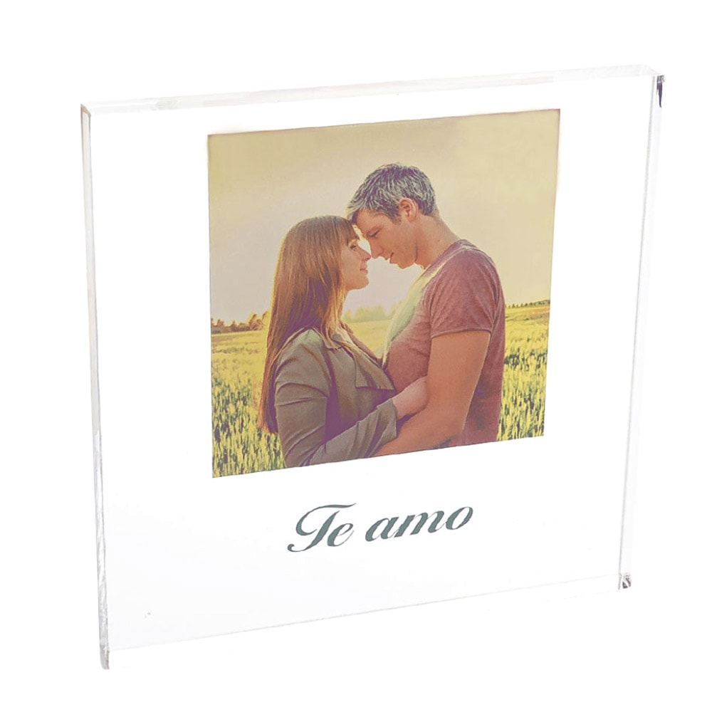 Porta Retrato Decorativo Personalizável em Acrílico - 20x20cm
 Porta Retrato Decorativo Personalizável em Acrílico - 20x20cm