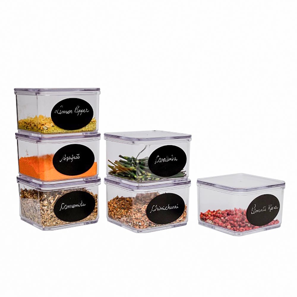 Porta Tempero em Acrílico Individual Porta Tempero em Acrílico Individual