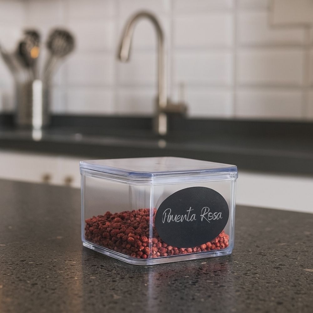 Porta Tempero em Acrílico Individual Porta Tempero em Acrílico Individual