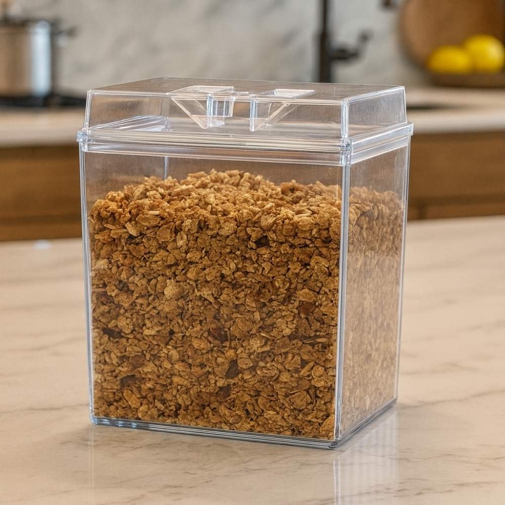 Pote em Acrílico 1.5 Litros para Doces e Grãos